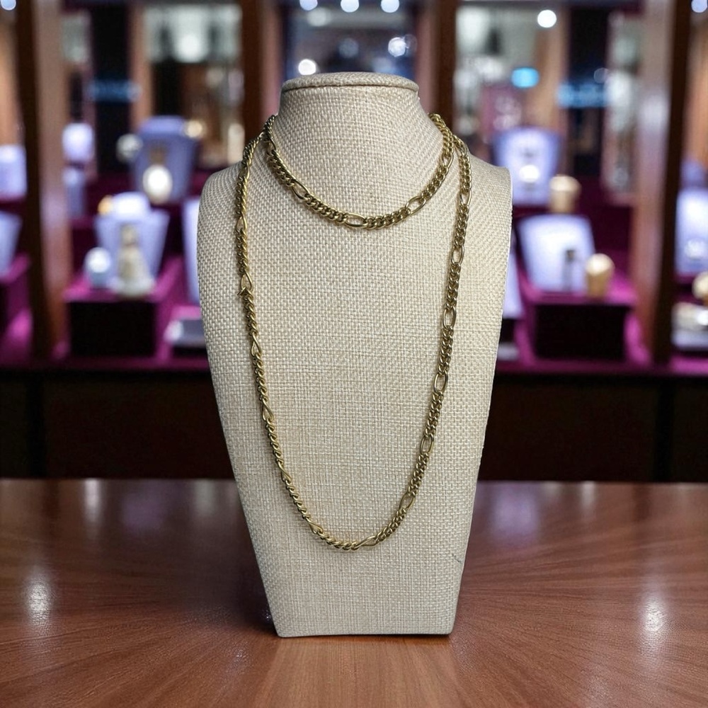 1928 Gold-Tone Layered Necklace